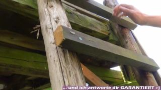 German petite small tits teen meet user for outdoor sex