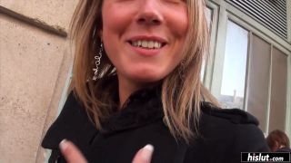 Emerode loves to keep her sexy lingerie on while cumming on a cock
