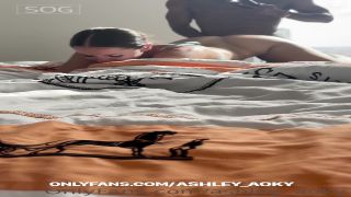 Ashley Aoky was so horny for a big black cock that she decided to make her own homemade sextape with a BBC