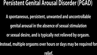 Her strange addiction uncontrollable orgasms made her cum so hard she couldn&#39;t control herself