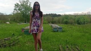 Watching her brown eyes sparkle with excitement as she walked naked through the apiary was a sight to behold