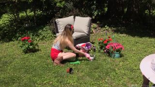 Molly Little Watering Flowers BTS in HD is a must-watch for all flower lovers