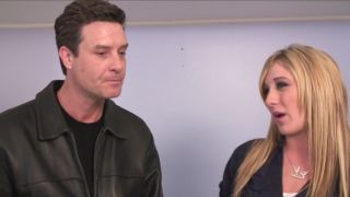 Bridget's tits were jiggling as she rode the dildo
