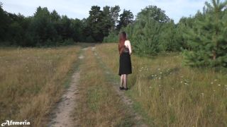 Watching FemFoxFury undress in the woods was a sight to behold, but seeing her walk naked through the forest